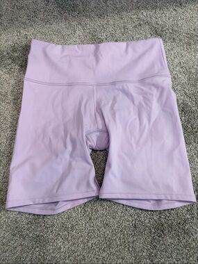 SKIMS Lavender High-Waist Bike Shorts